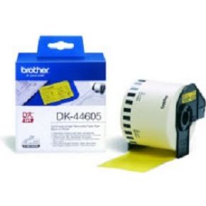 Brother DK-44605 Continuous Removable Yellow Paper Tape (62mm)