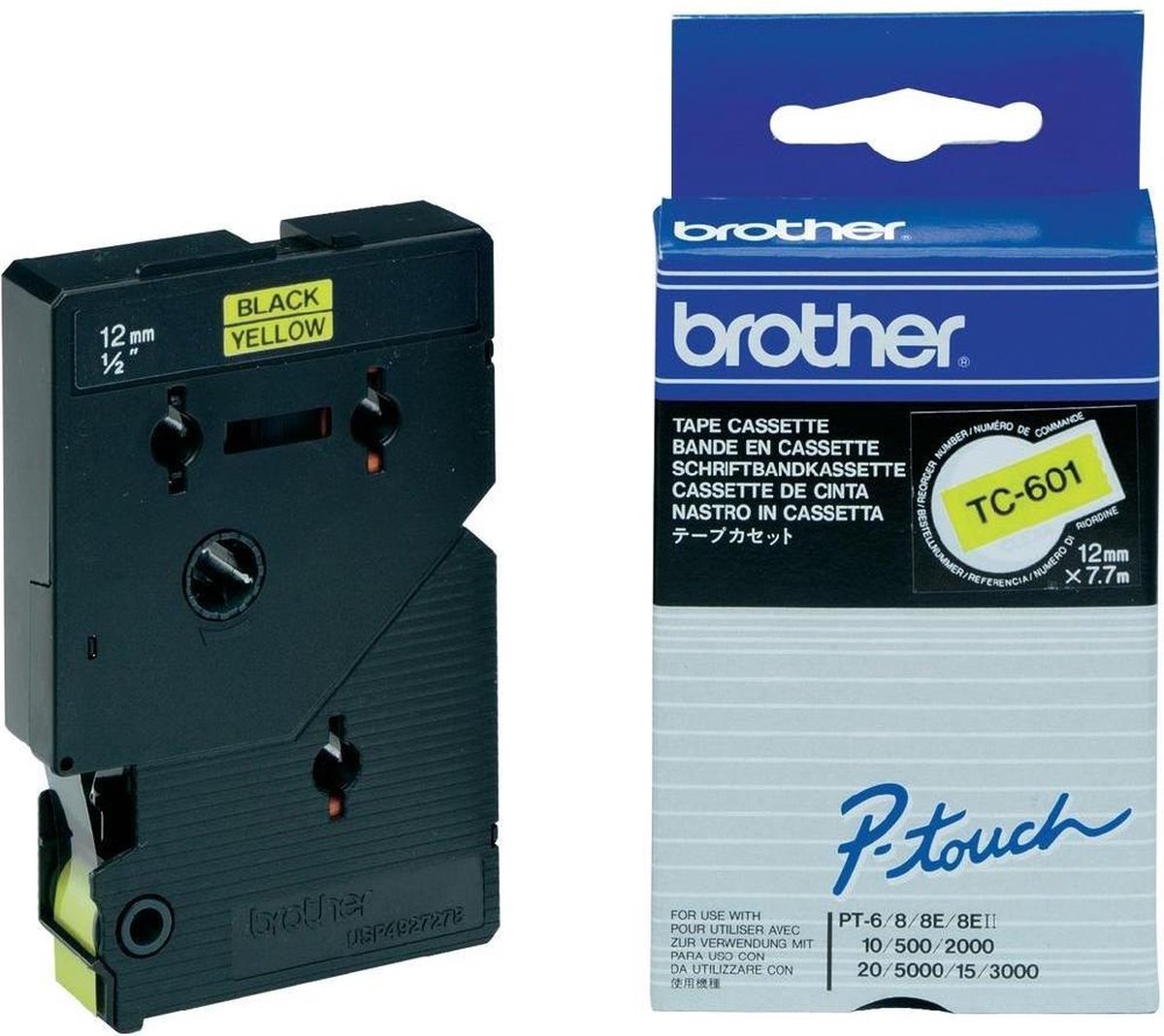 Brother Labeltape 12mm - [TC601]