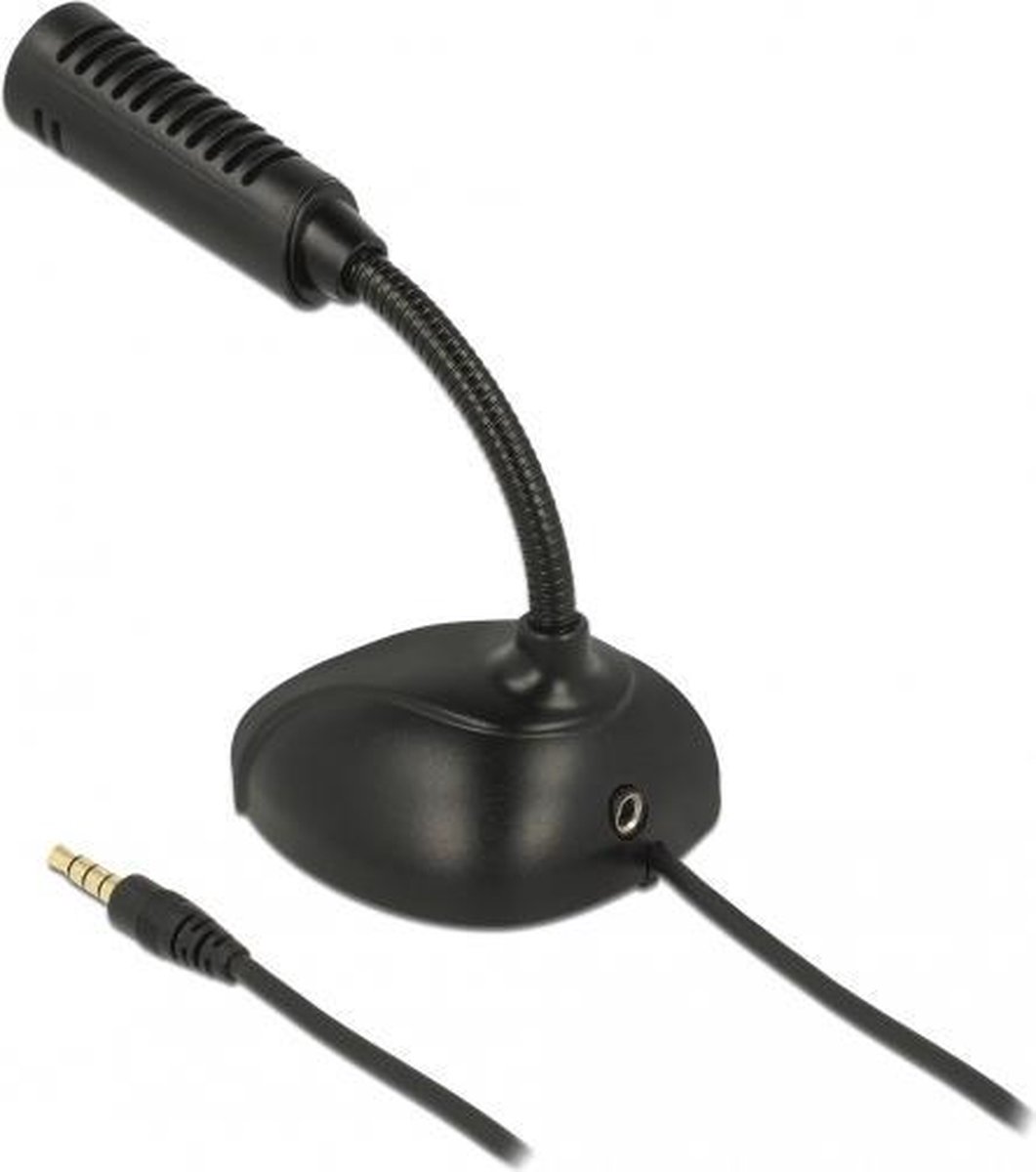 DeLOCK 65872 microfoon Mobile phone/smartphone microphone Bedraad - Zwart