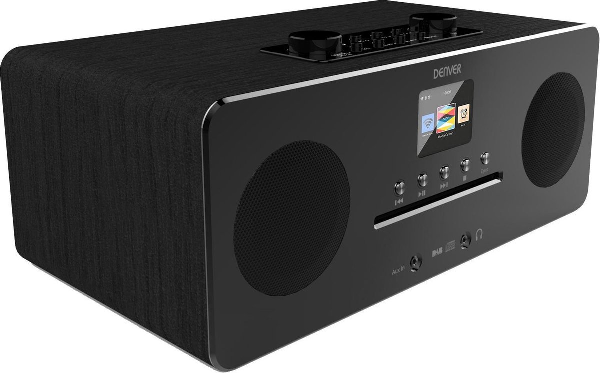 Denver MIR-260BLACK radio Internet Analoog & digitaal - Zwart