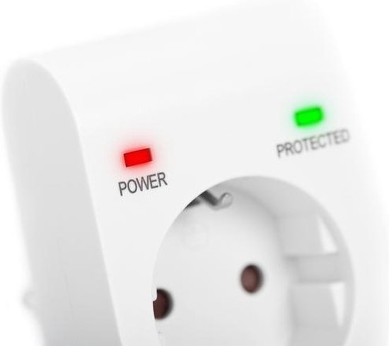 Digitus DN-95400 Overspanningsbeveiliging 1 AC-uitgang(en) 230 V - Wit