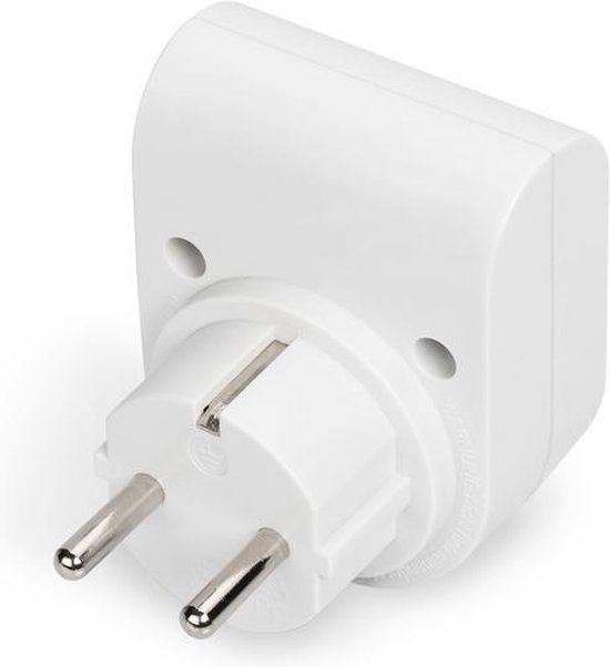 Digitus DN-95400 Overspanningsbeveiliging 1 AC-uitgang(en) 230 V - Wit