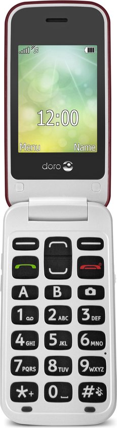 Doro 2424 6,1 cm (2.4 ) 92 g Seniorentelefoon - Rood