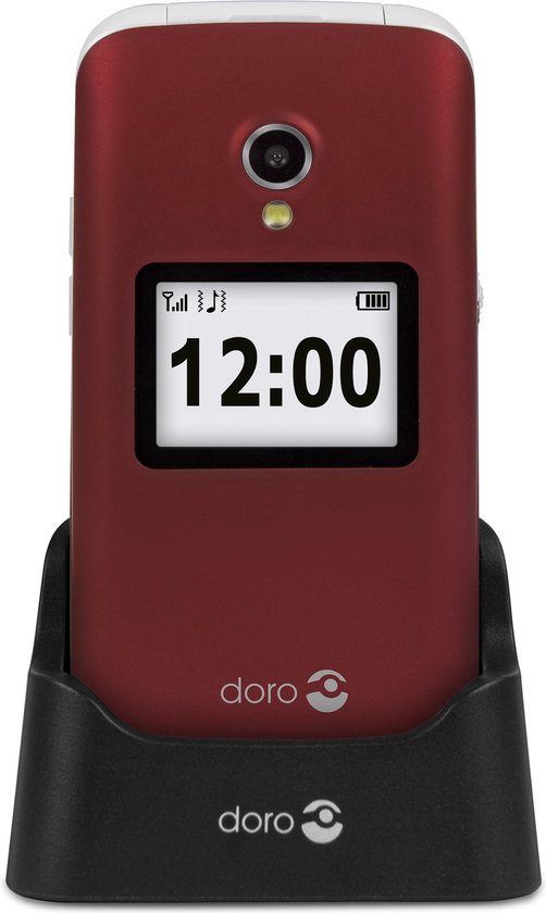 Doro 2424 6,1 cm (2.4 ) 92 g Seniorentelefoon - Rood