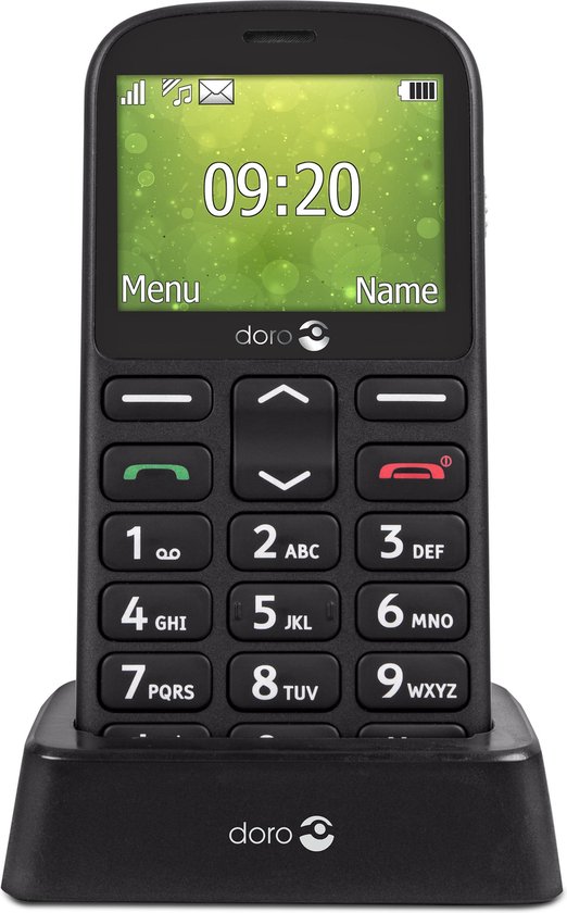 Doro 1361e GSM Basis telefoon - Zwart