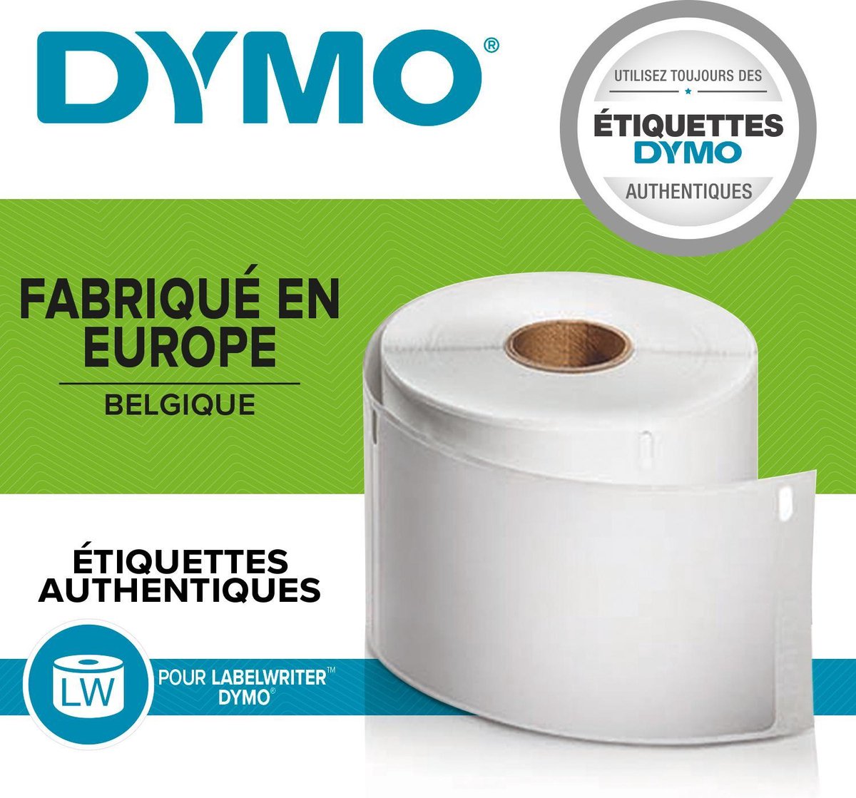Dymo adres-etiketten groot 36 x 89 mm wit 1x 260