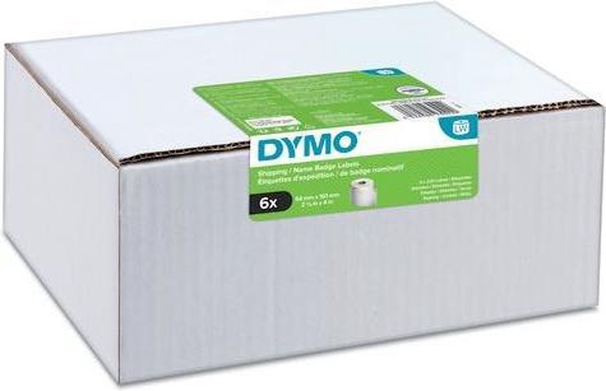 Dymo verzend-etiketten 54 x 101 mm wit 6x 220 st.