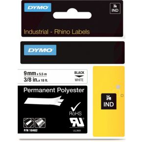 Dymo 9mm RHINO Permanent Polyester - [18482]