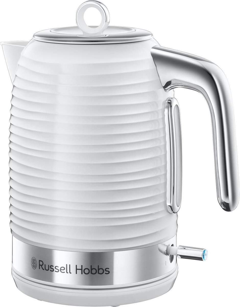Russell Hobbs - Hervidor Inspire Blanco Con Acabado Brillante Y Texturizado