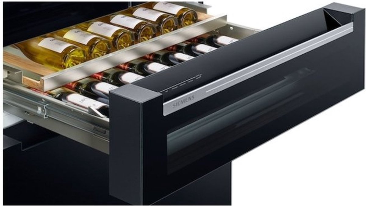 Siemens - Frigorífico Americano IQ700 Con Puerta De Cristal - KF96RSBEA Cristal negro - Zwart