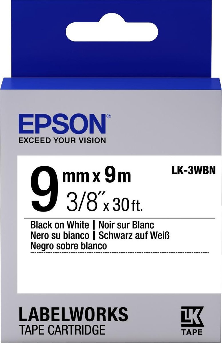 Epson LK-3WBN - Zwart