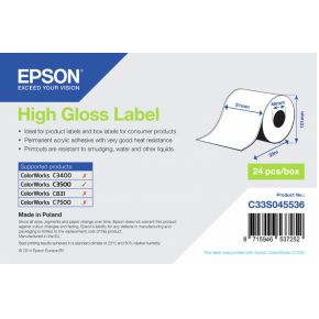 Epson C33S045536 printeretiket