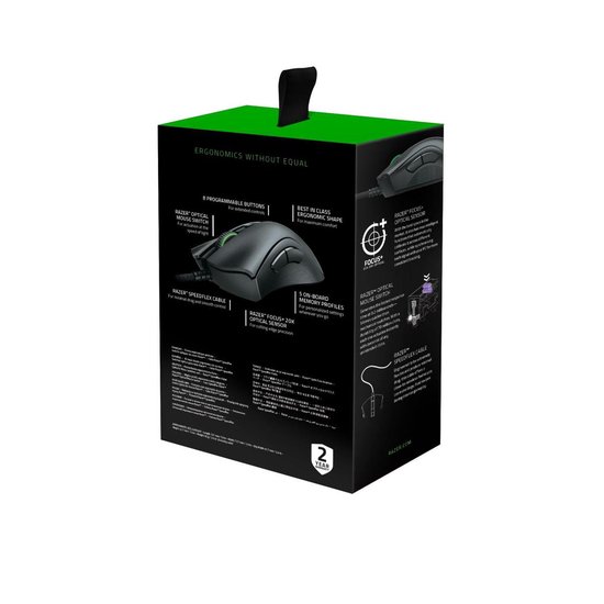 Razer DeathAdder V2 Gaming Muis - Zwart