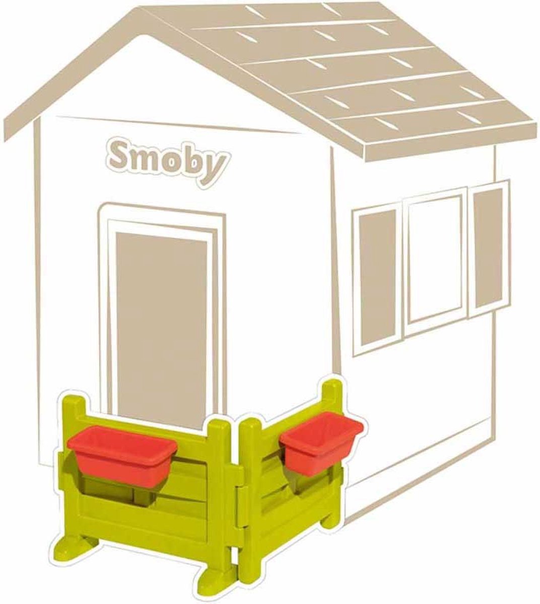 Smoby - Accesorios Jura Lodge II: Área Jardín