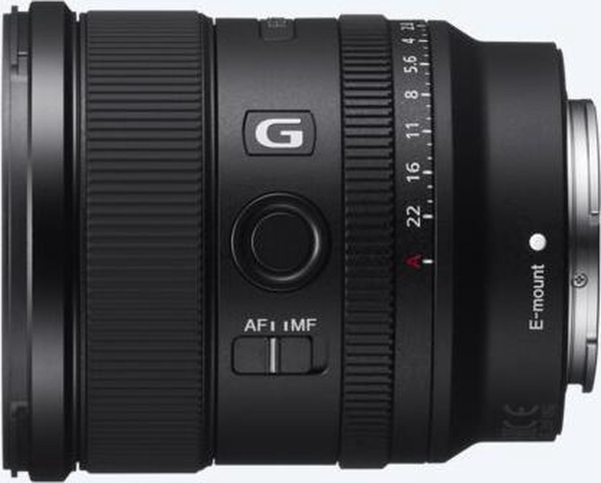 Sony - Objetivo FE Lens 20 Mm F1,8 G SEL20F18G Negro