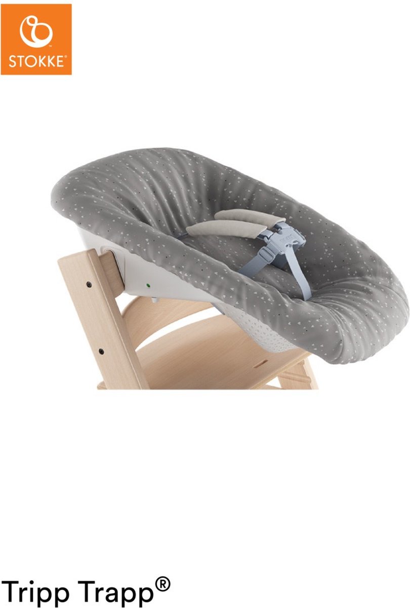 Stokke - Funda De Recién Nacido ® Para Newborn Set De Tripp Trapp Sweet Hearts Blanco/gris