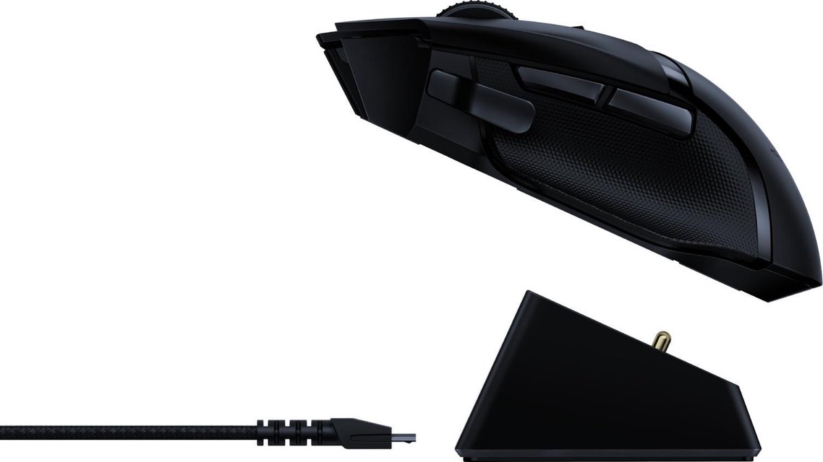 Razer Basilisk Ultimate Chroma + Oplaadstation - Draadloze Optische Gaming Muis - 20000 DPI - - Zwart