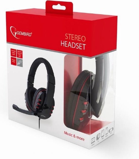 Gembird Gaming Headset - Zwart