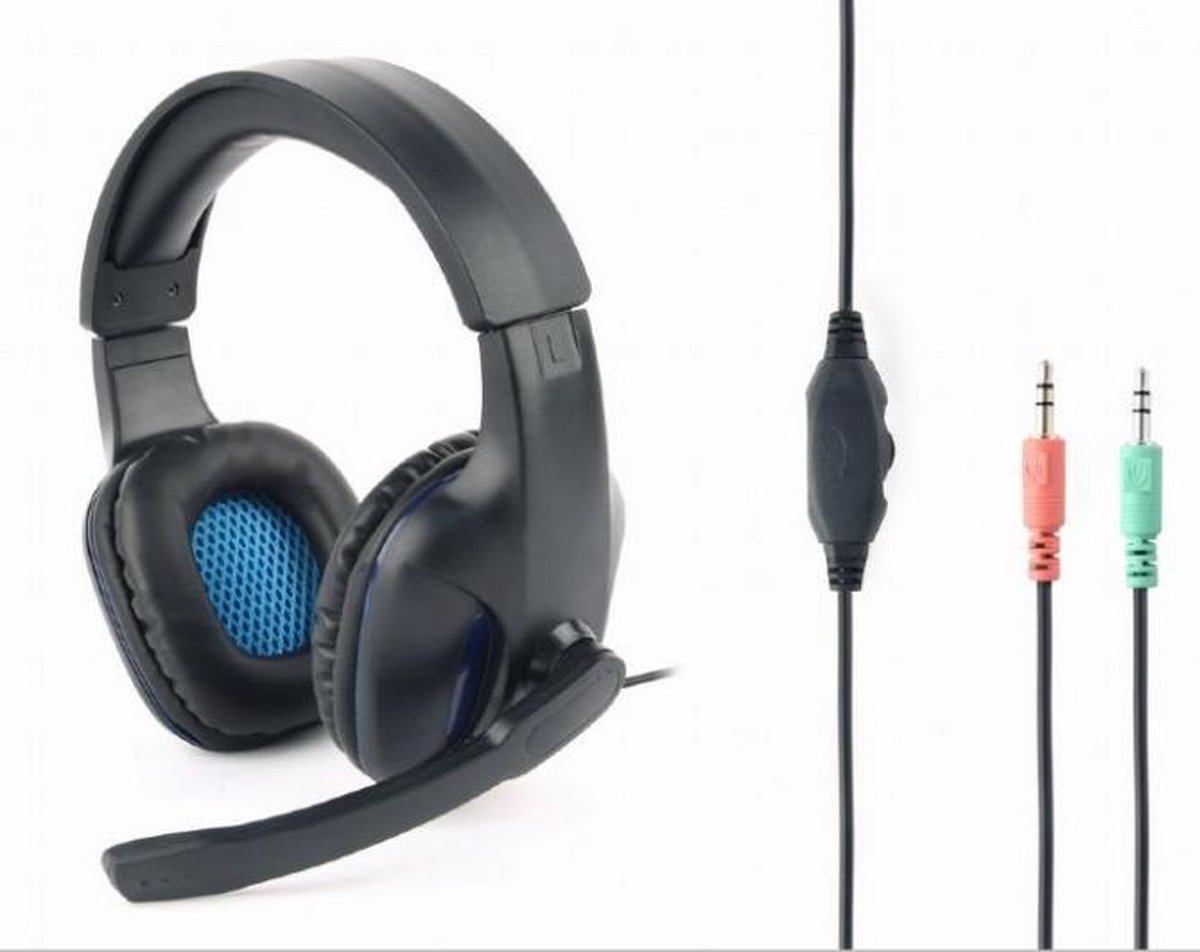 Gembird GHS-04 hoofdtelefoon Stereofonisch Hoofdband - Zwart