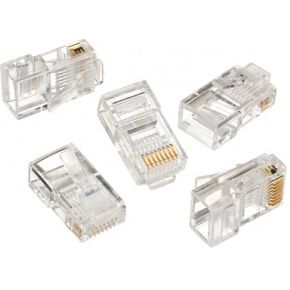 Gembird LC-8P8C-001/10 RJ-45 Transparant kabel-connector