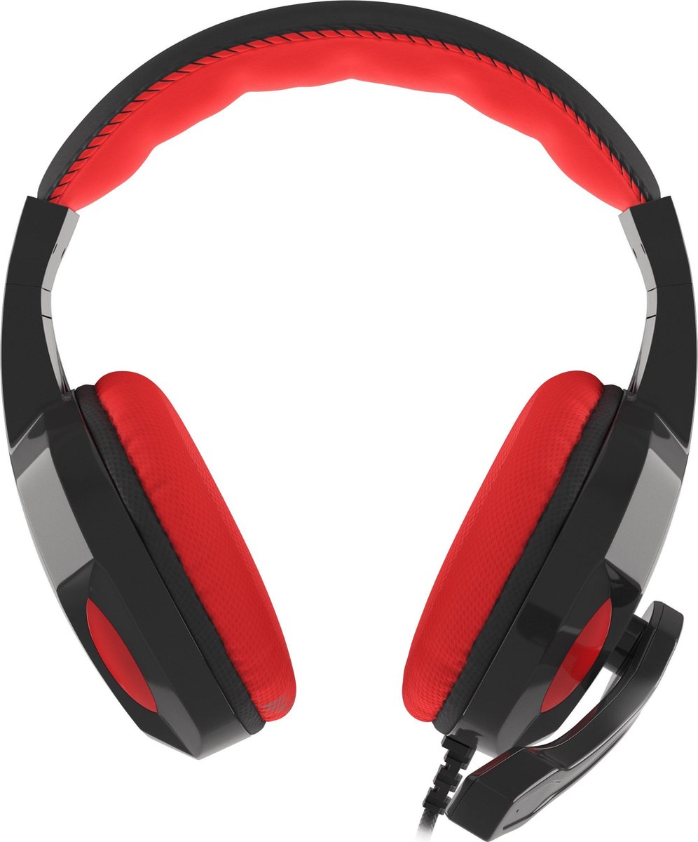 Genesis Natec ARGON 100 Headset Hoofdband Zwart, - Rojo