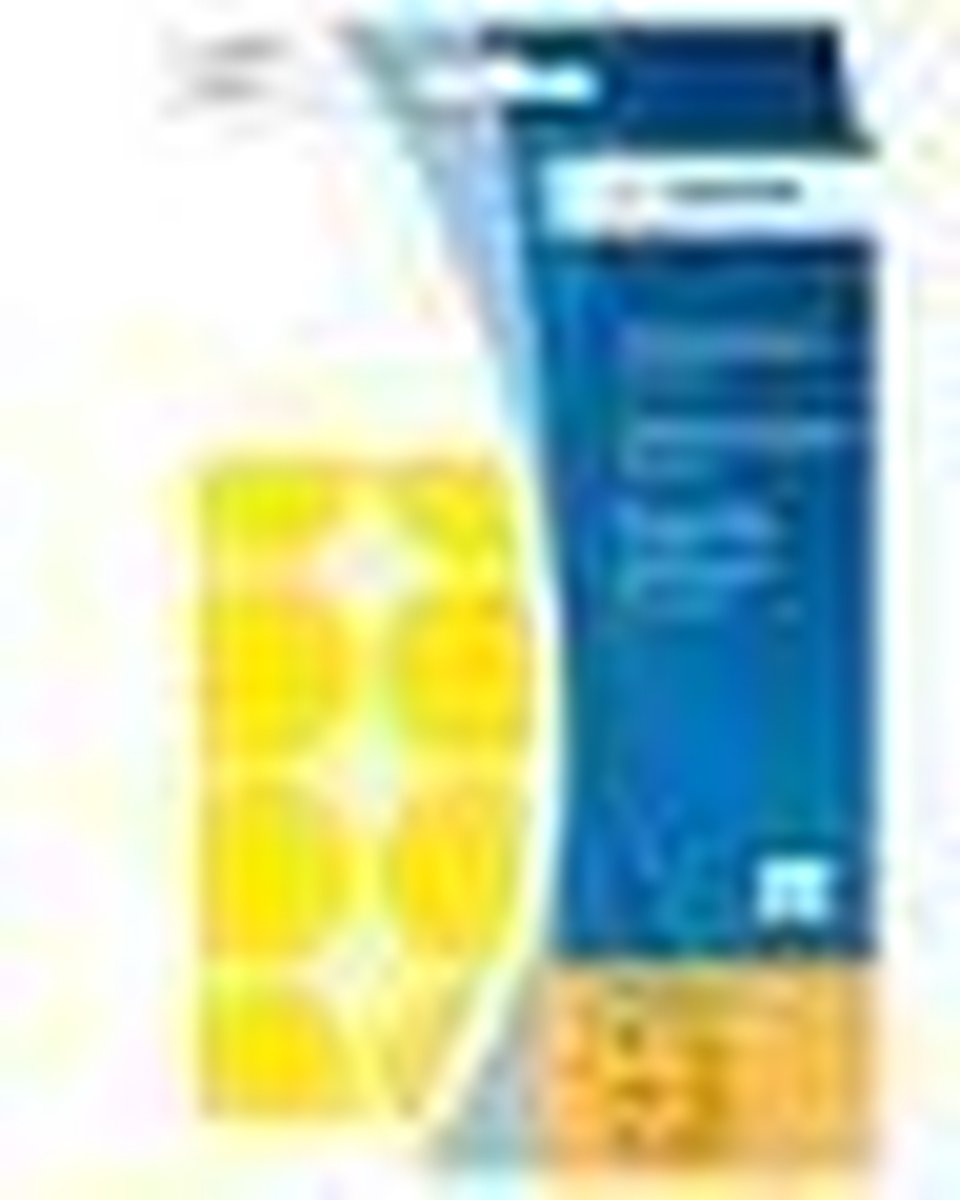 Herma multif. etik. rond 32 32 vel 111x170 480 stuks 2271 - Geel