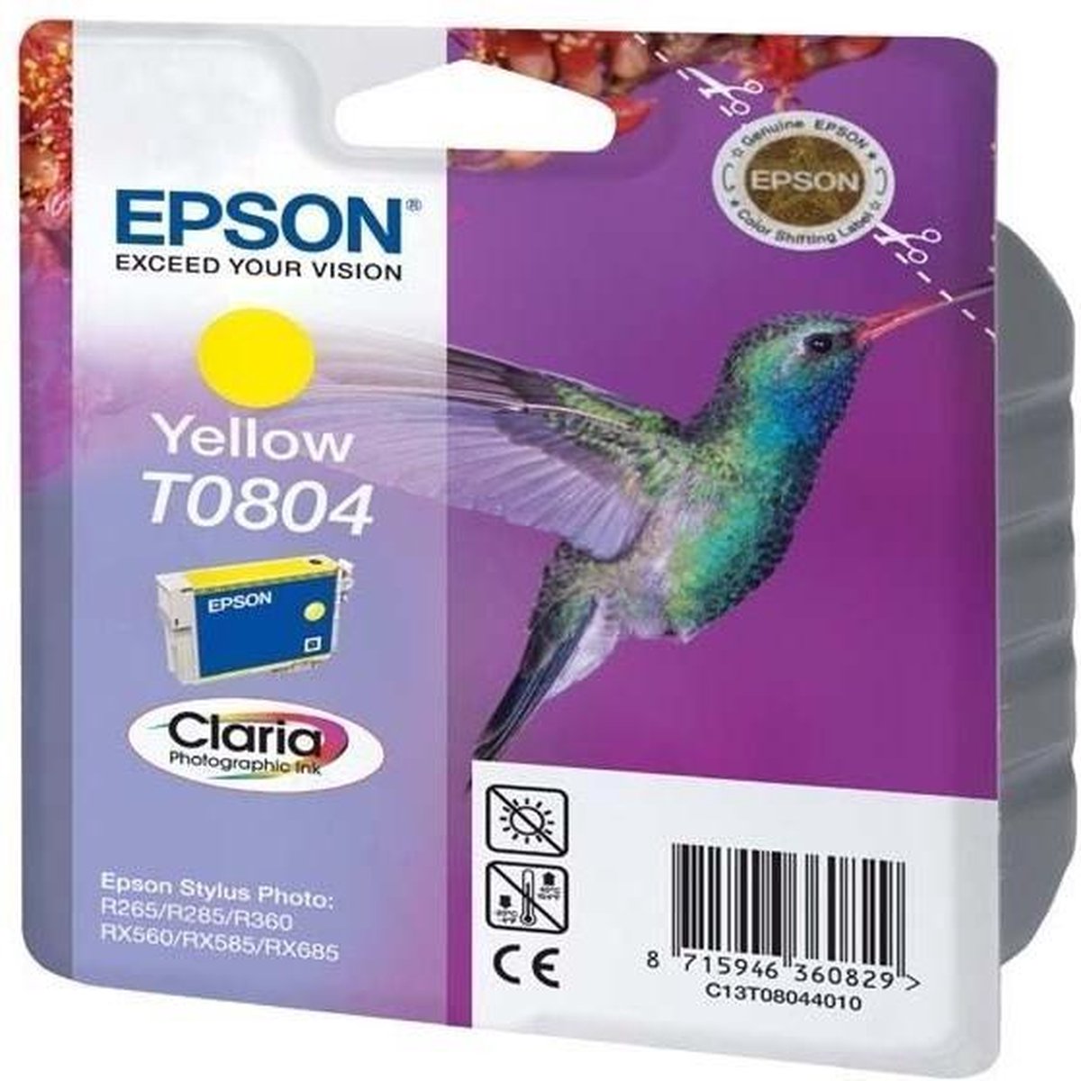 Epson T0804 - Inktcartridge / - Geel