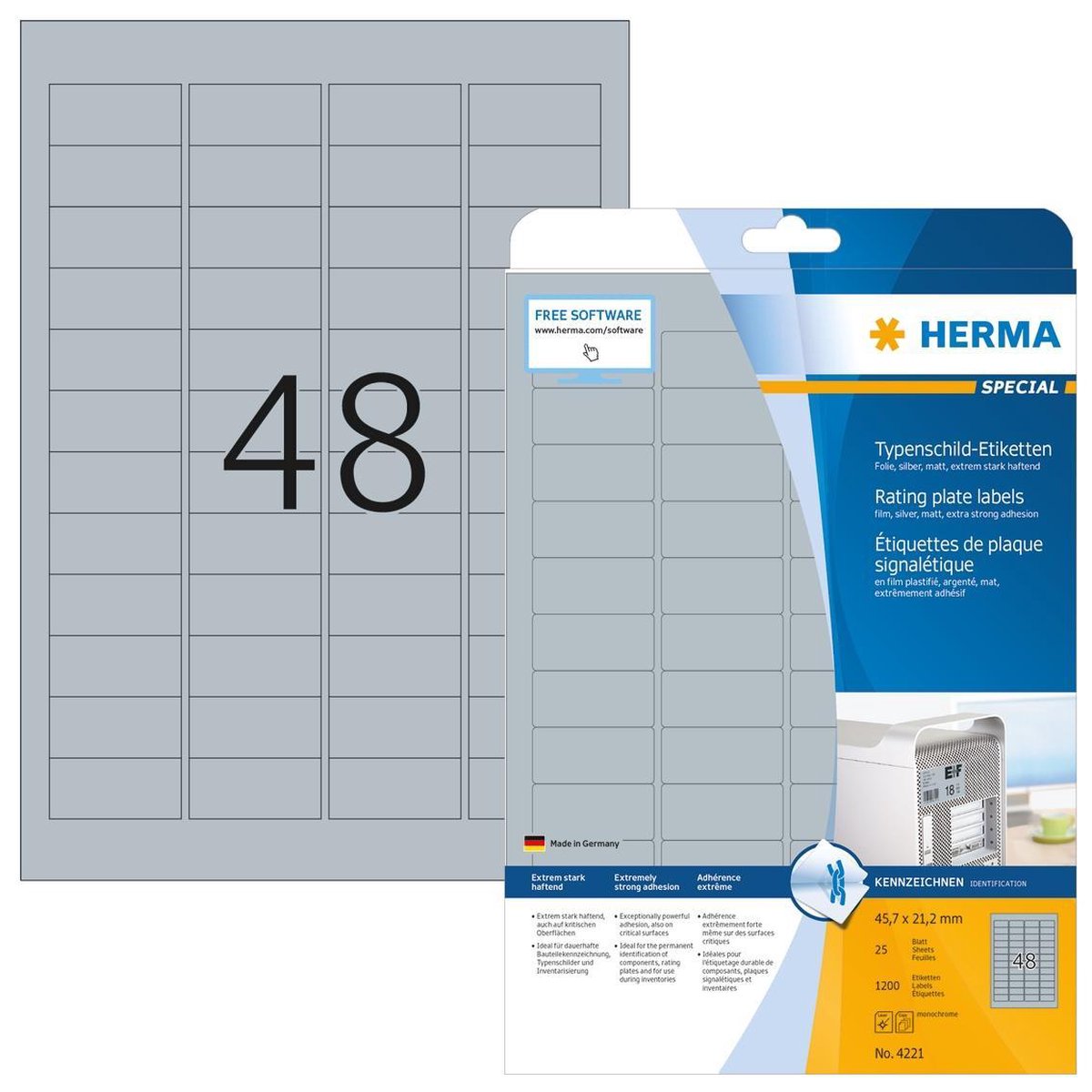 Herma 4221 etiket