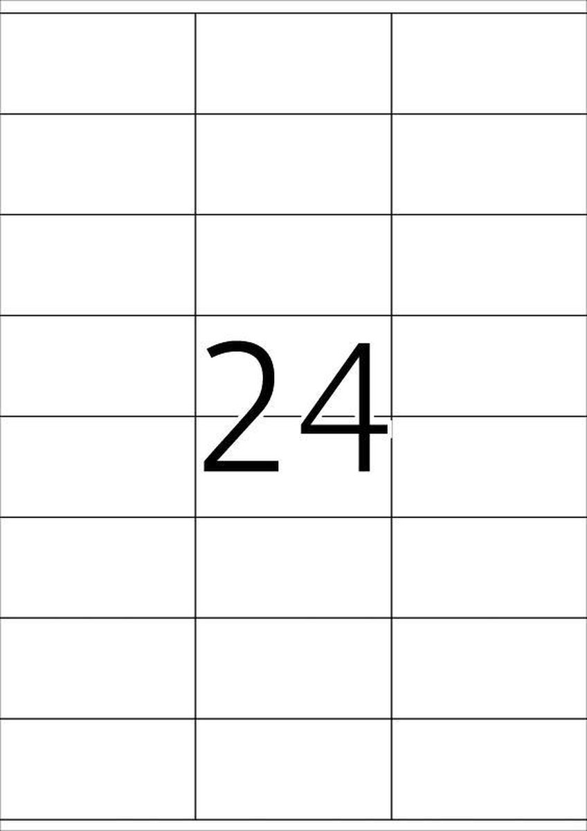 Herma Etiketten wit 70x36 Premium A4 600 st.