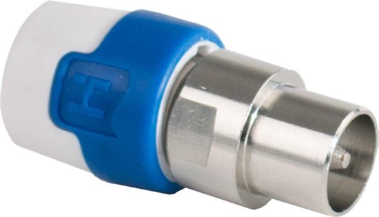 Hirschmann Coaxconnector Male - Blauw