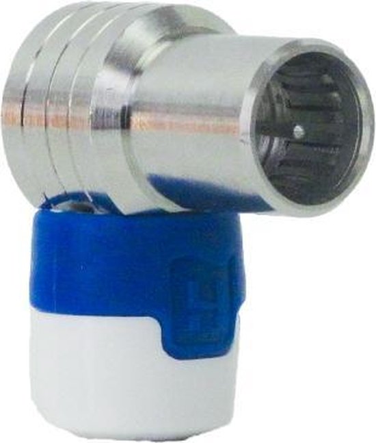 Hirschmann F-Connector Male Wit/ - Blauw