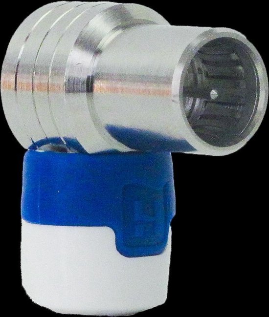 Hirschmann F-Connector Male Wit/ - Blauw
