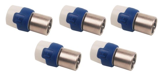 Hirschmann 695021145 coaxconnector - Blauw