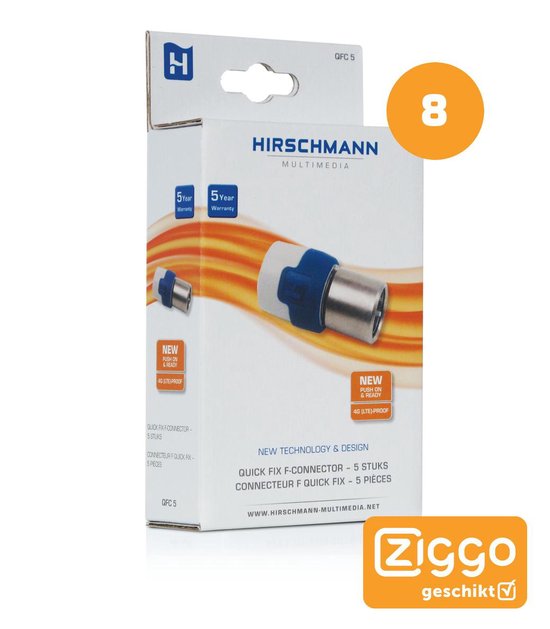 Hirschmann 695021145 coaxconnector - Blauw