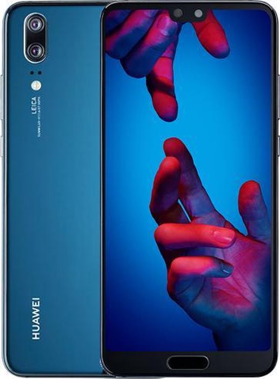 Huawei P20 Dual SIM 4G 128GB Zwart, - Blauw