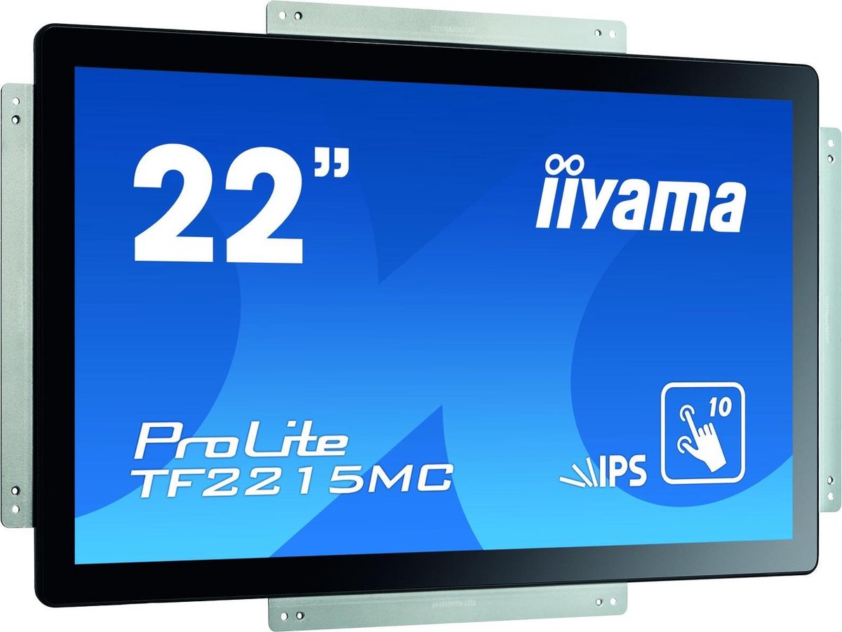 iiyama ProLite TF2215MC-B2 touch screen-monitor 54,6 cm (21.5 ) 1920 x 1080 Pixels Multi-touch - Zwart