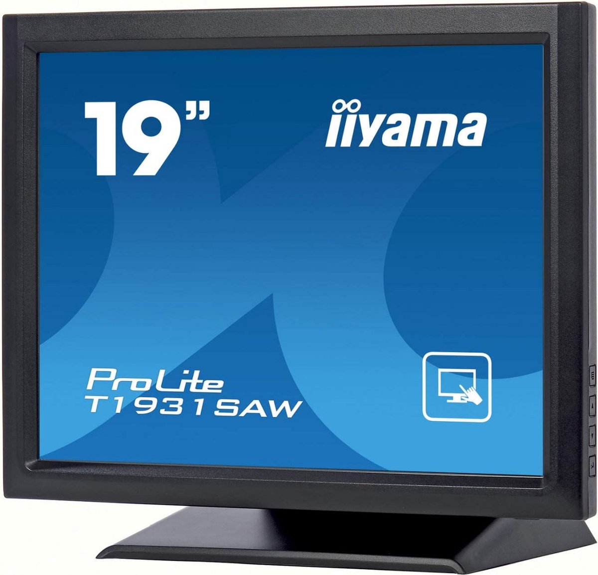 iiyama ProLite T1931SAW-B5 19 1280 x 1024Pixels touch screen-monitor - Zwart