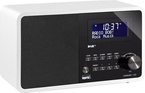 Imperial DigitalBox DABMAN 100 Draagbaar Digitaal radio - Wit