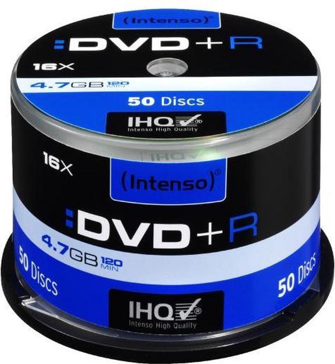 Intenso 1x50 DVD-R 4.7GB 16x Speed. Cakebox