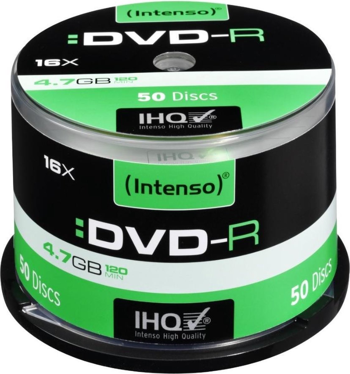 Intenso 1x50 DVD-R 4.7GB 16x Speed. Cakebox