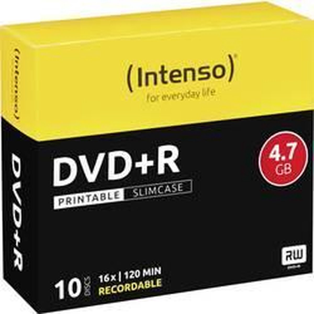 Intenso DVD+R 4.7GB, Printable, 16x
