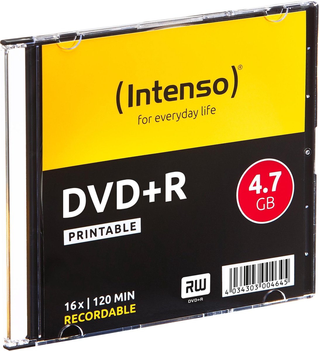 Intenso DVD+R 4.7GB, Printable, 16x