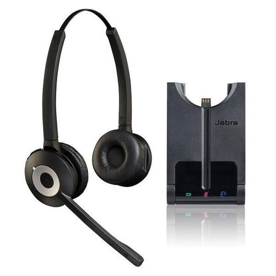 Jabra Pro 920 Duo Draadloze Office Headset - Zwart