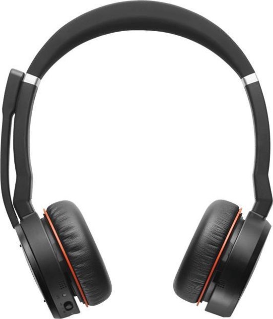 Jabra Evolve 75 UC Stereo Draadloze Office Headset - Zwart