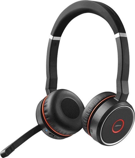 Jabra Evolve 75 UC Stereo Draadloze Office Headset - Zwart