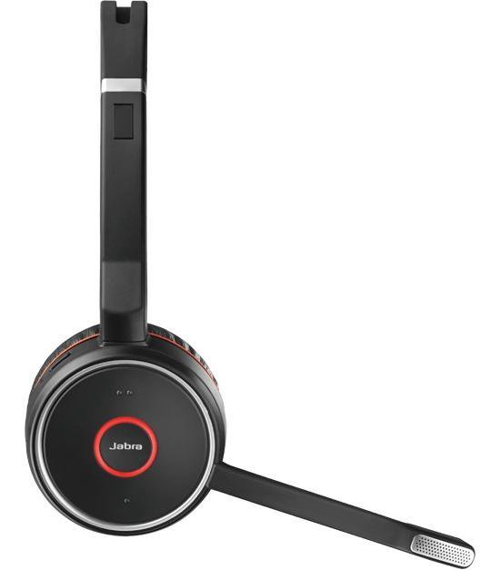 Jabra Evolve 75 UC Stereo Draadloze Office Headset - Zwart