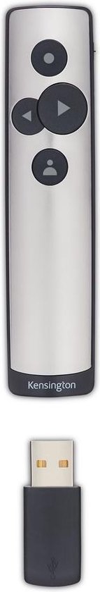 Kensington K75241EU Draadloze presenter RF Zwart, - Silver