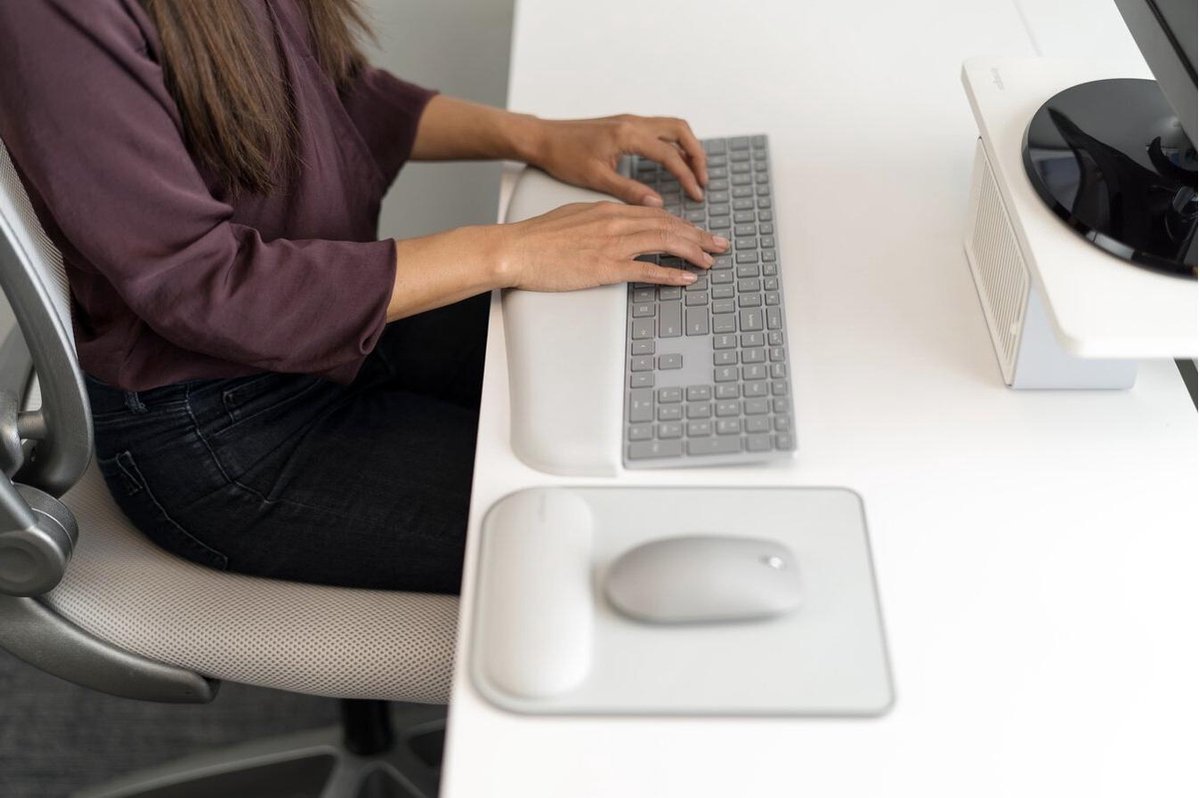 Kensington ErgoSoft Muismat met Polssteun - Grijs