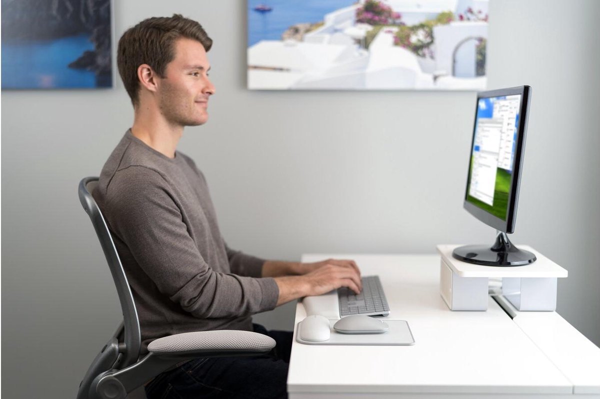 Kensington ErgoSoft Muismat met Polssteun - Grijs