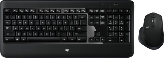 Logitech MX900 - Draadloos Toetsenbord en Muis - Qwerty - Zwart